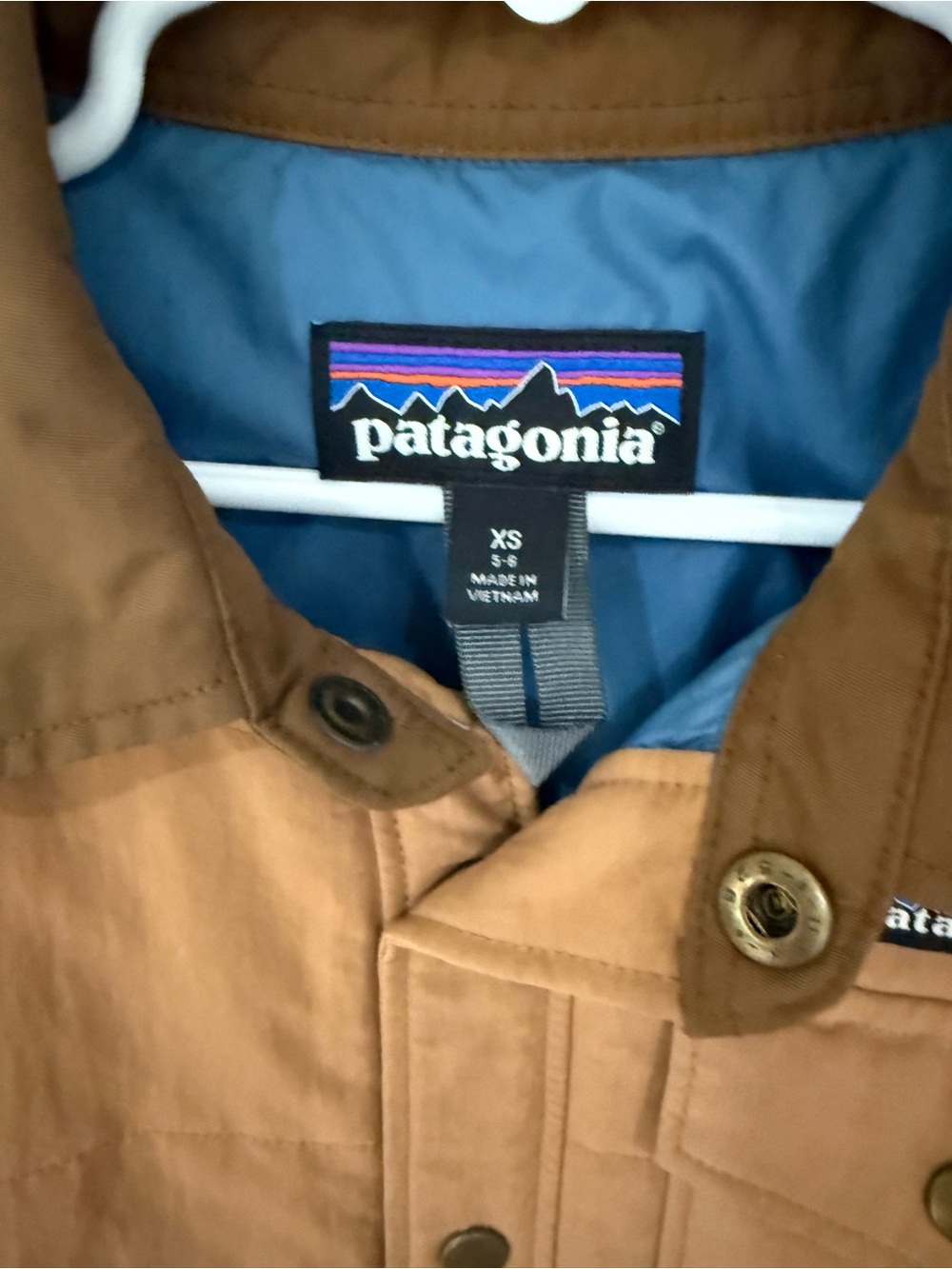 Patagonia Boys Quilted Shacket XS 5-6 - Picture 3 of 10